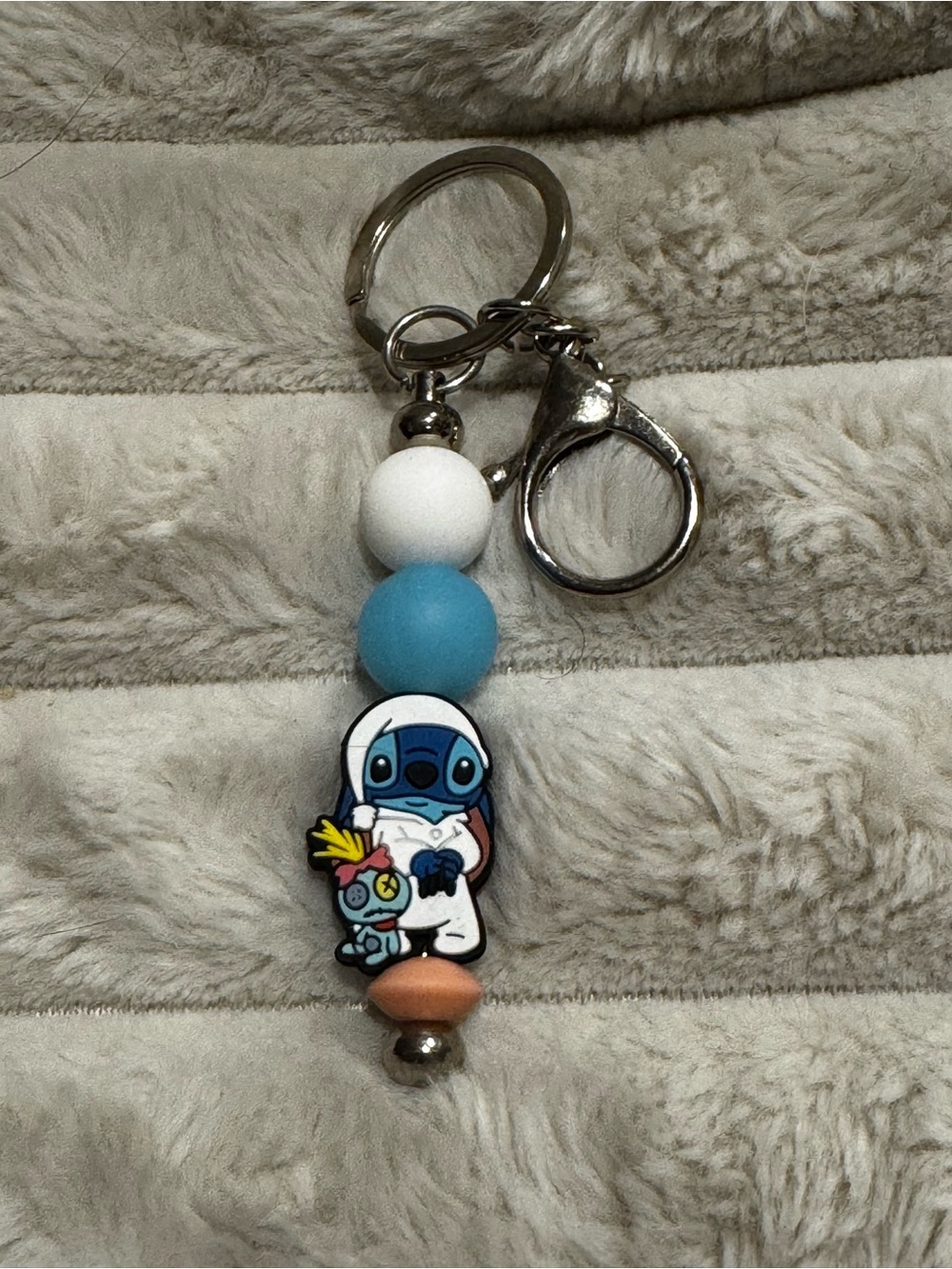Stitch Beaded Keychain